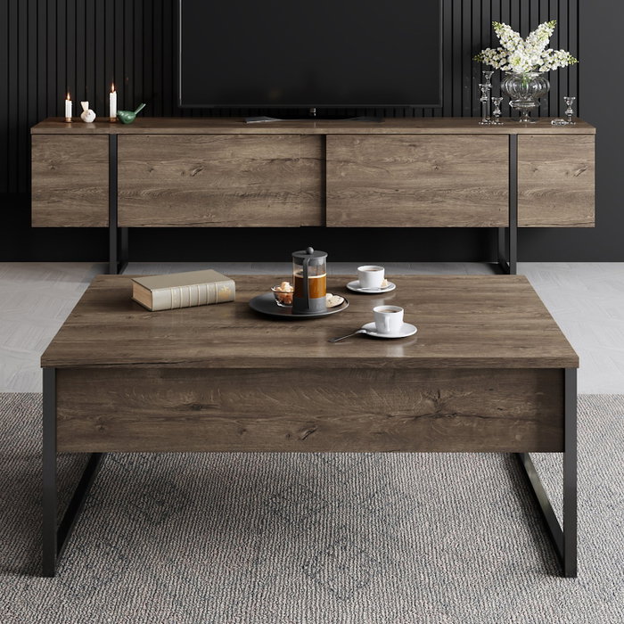 Hanah Home Luxe Set - Nogal y Negro Hanah Home Luxe Set - Nogal y Negro
